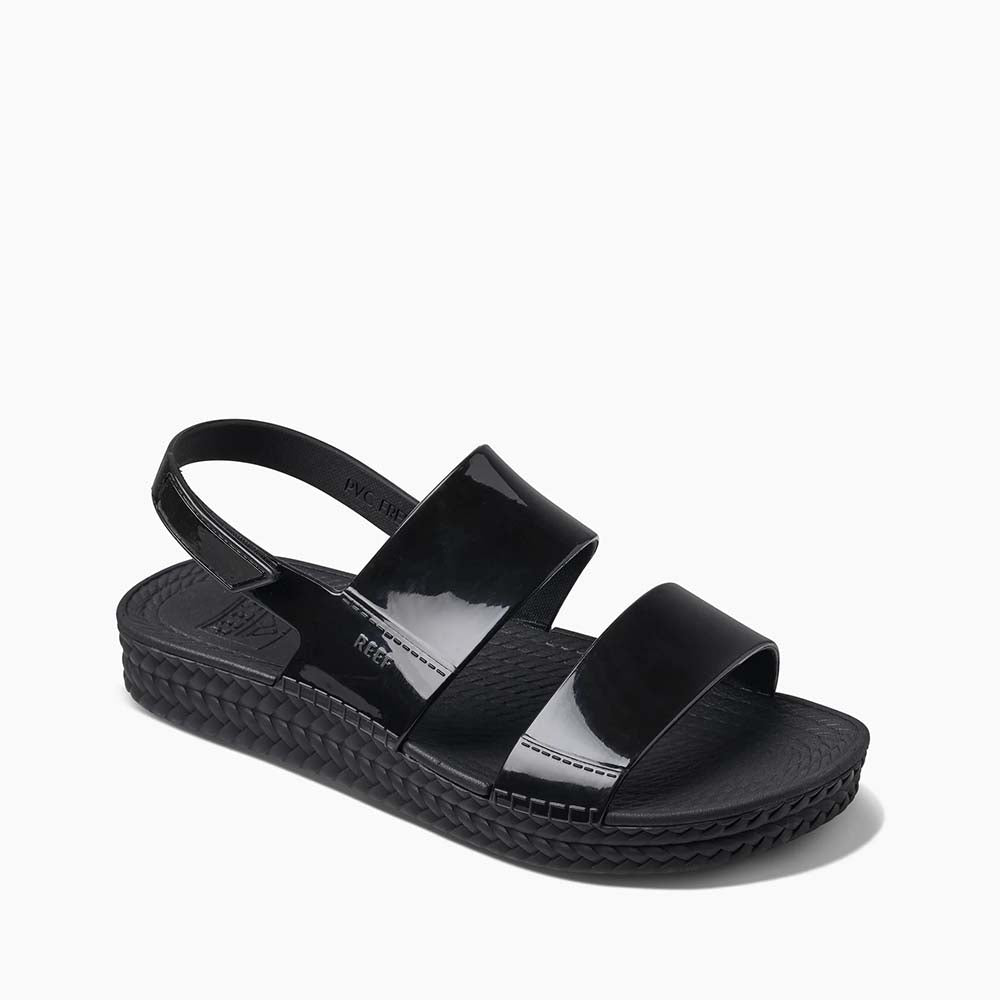 Reef Women Water Vista Sandals - Black Shine