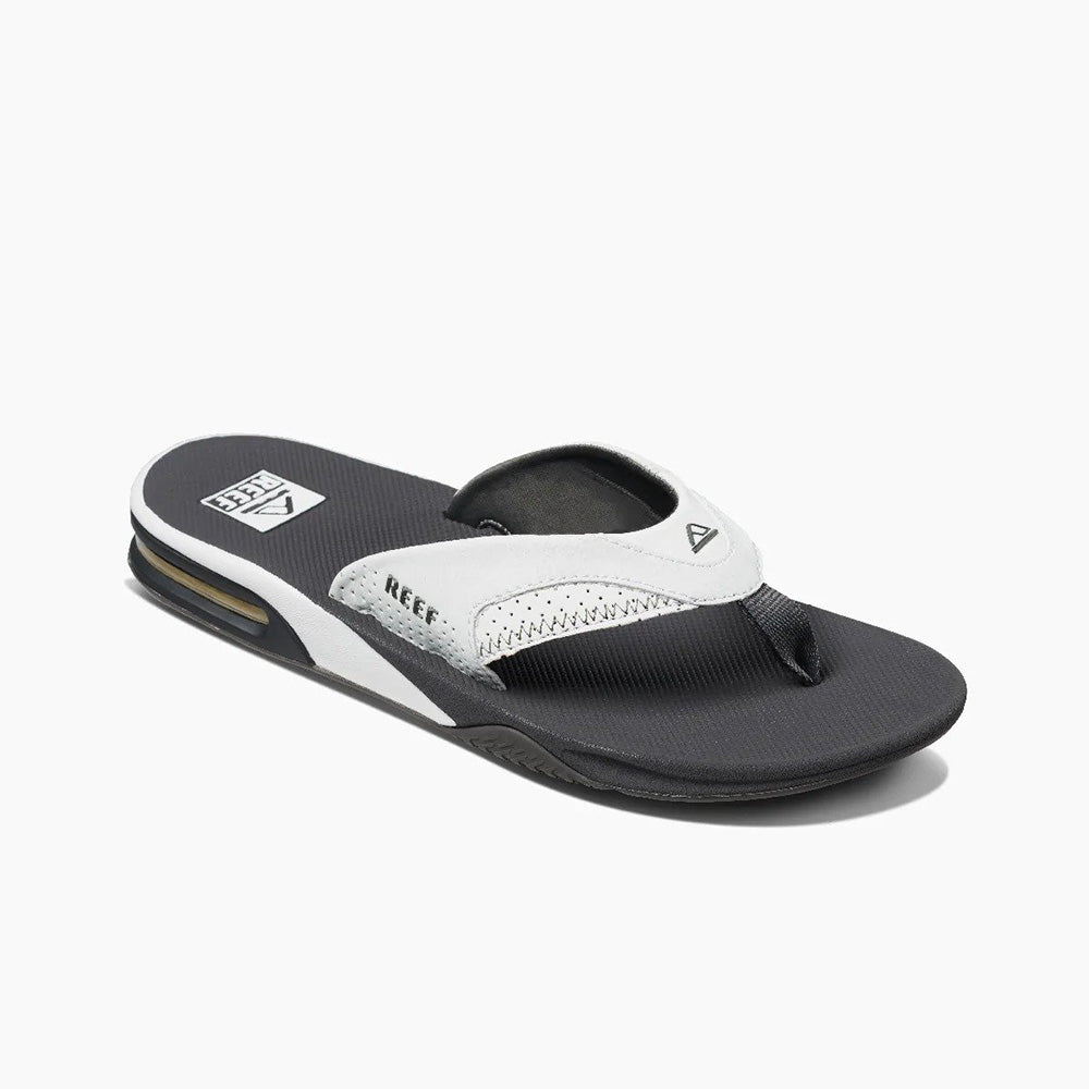 REEF Men Fanning Sandals - Grey/White