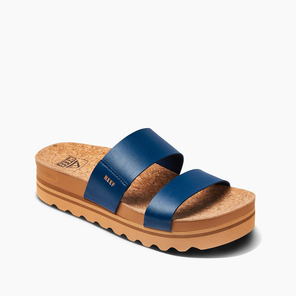 REEF Women Cushion Vista Hi Slides - Peacoat