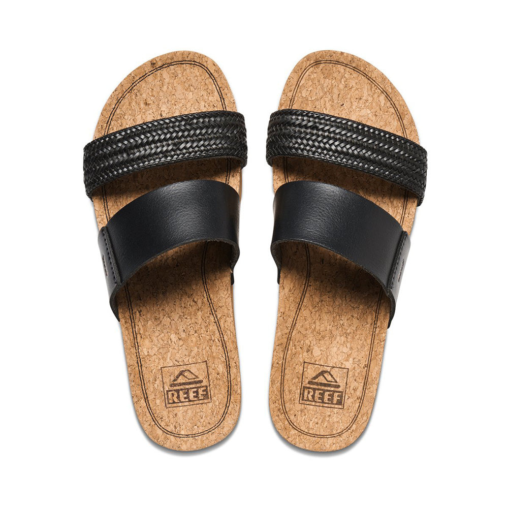 
                  
                    REEF Women Cushion Vista Hi Slides - Black Braid
                  
                