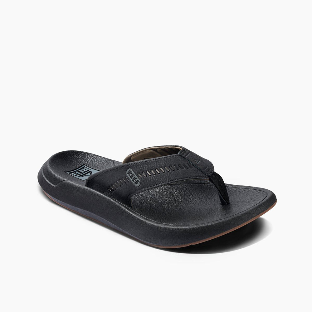 REEF Men Swellsole Cruiser Sandals - Black/Grey