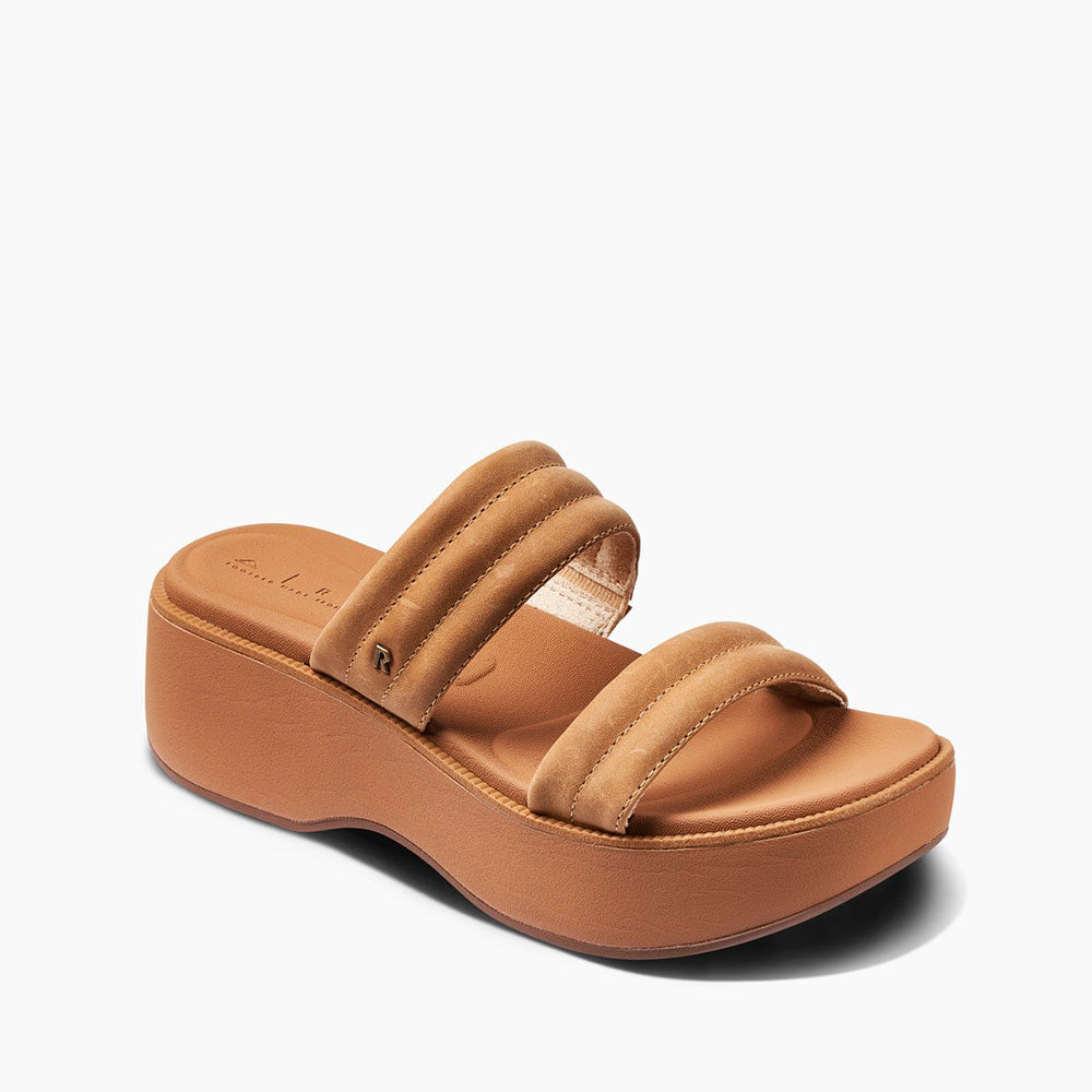 REEF Women Lofty Lux Hi Sandals - Natural